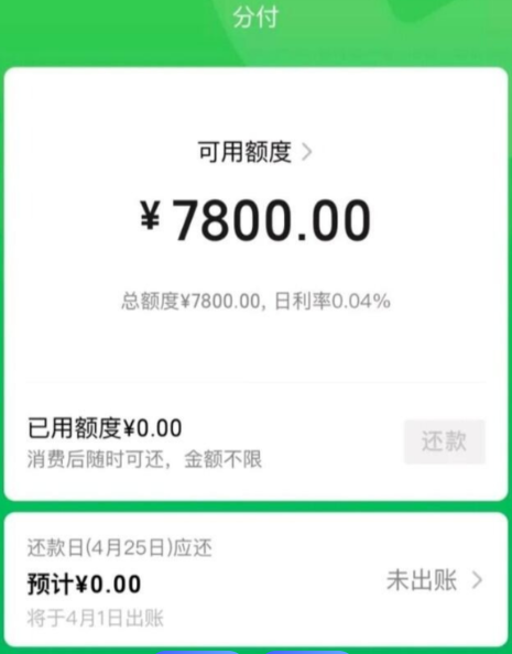 新手必读：微信分付额度开通全流程步骤详解 第4张